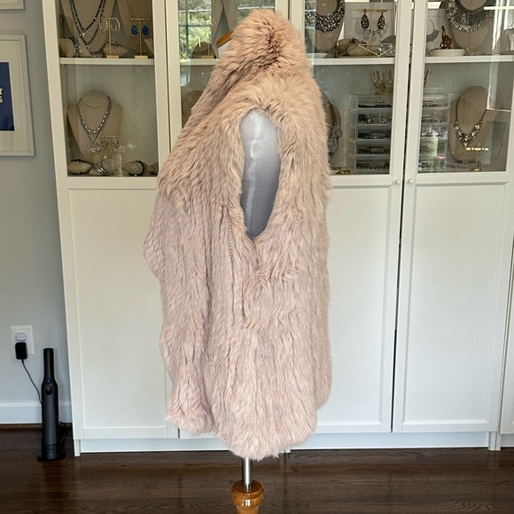 Joie Blush Fur Vest EUC - Picture 3 of 10